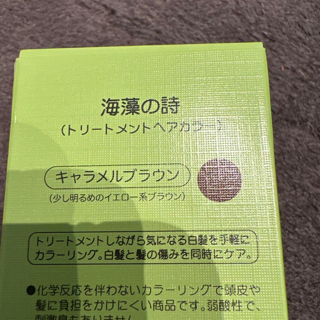 海藻の詩 トリートメントヘアカラー キャラメルブラウン 200g - メルカリ