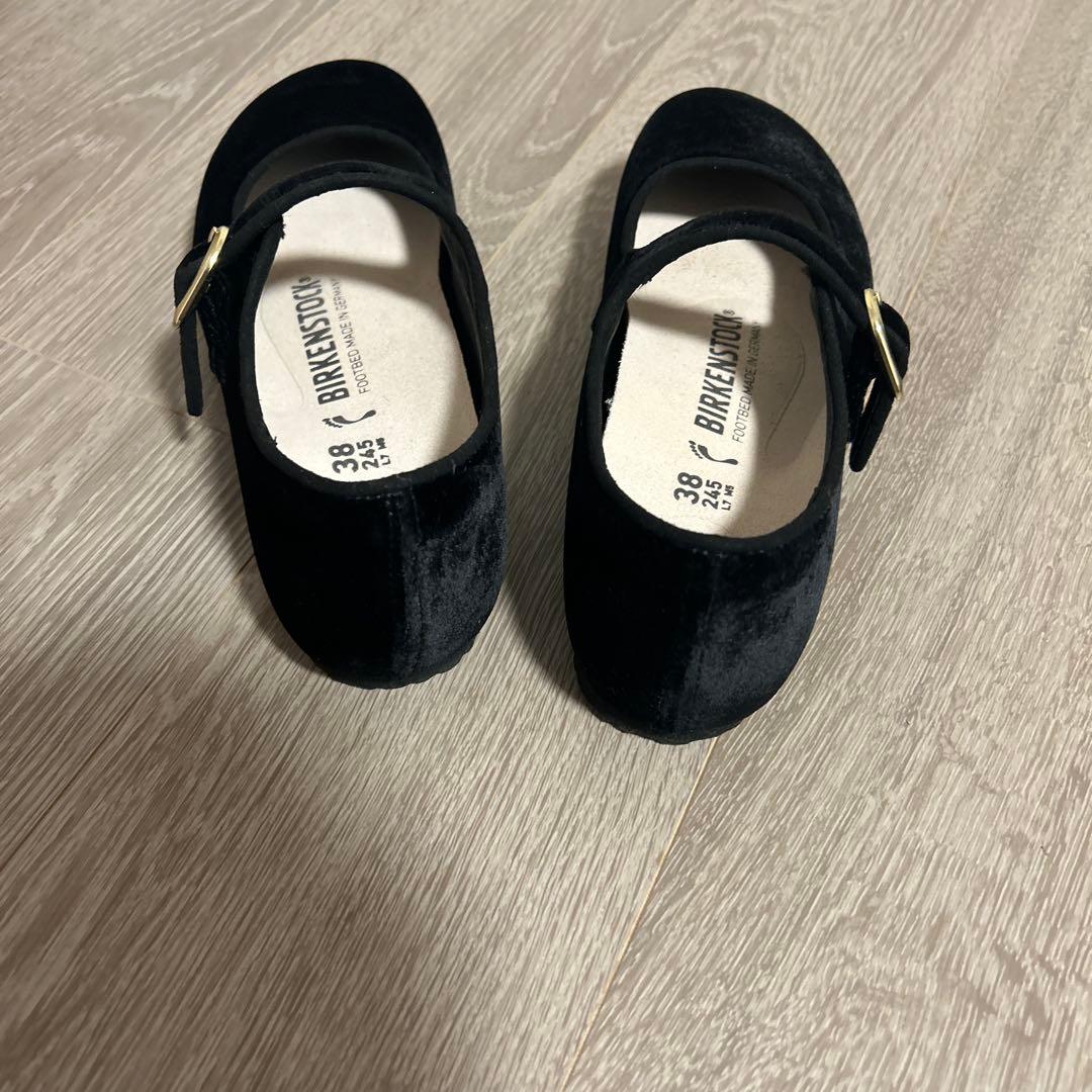 BIRKENSTOCK santa clarita ブラック38(24.5cm)