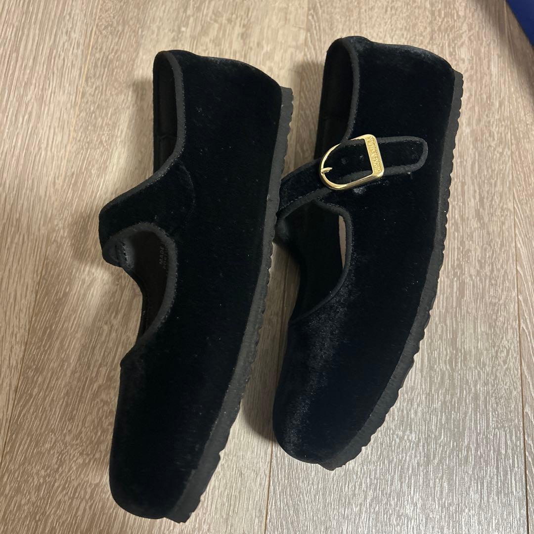 BIRKENSTOCK santa clarita ブラック38(24.5cm)
