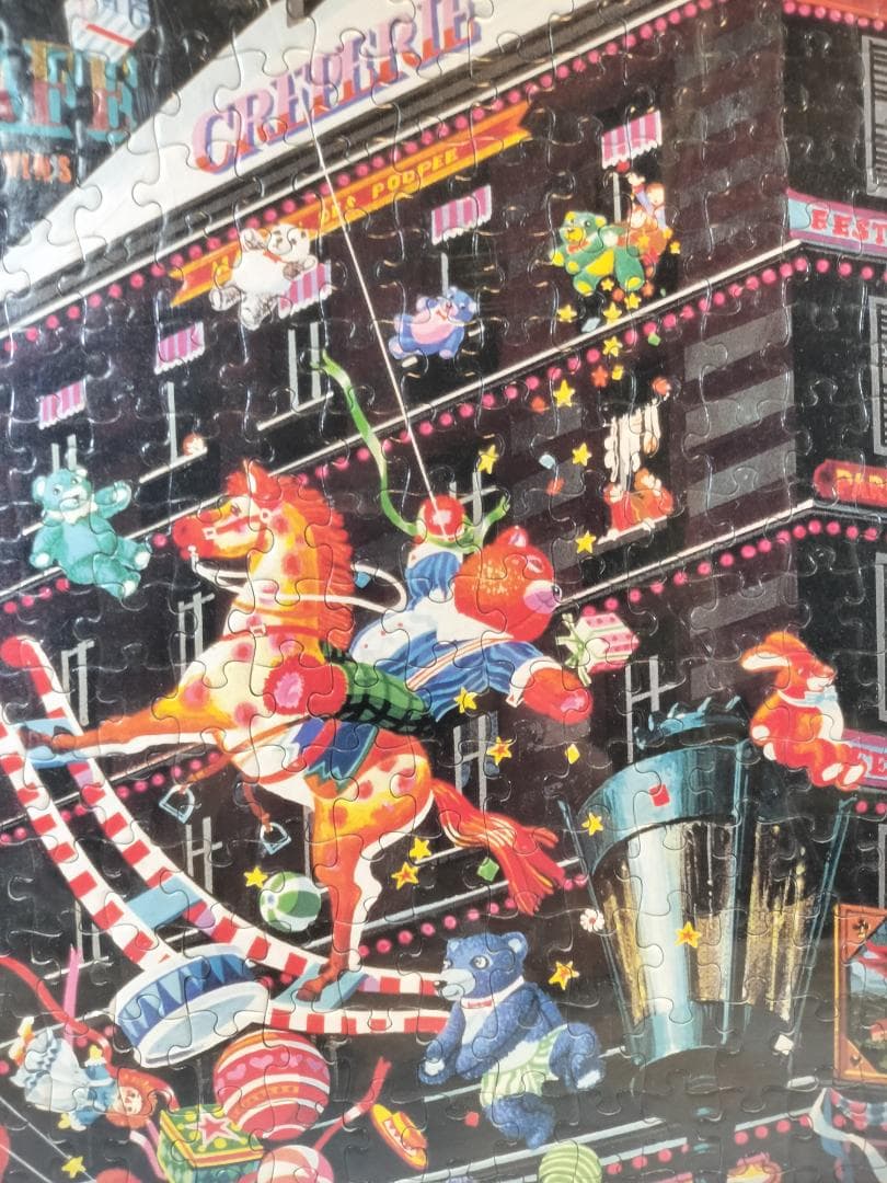 美品 ヒロ・ヤマガタ Toyトーイ 1020ピース 廃盤品 額付き 糊付けなし