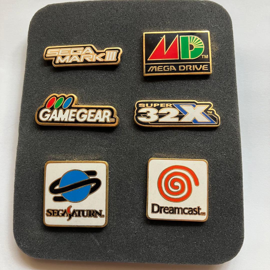 原品限り！】SEGA セガ 歴代 ハードロゴ ピンバッジ ピンズ 6個セット