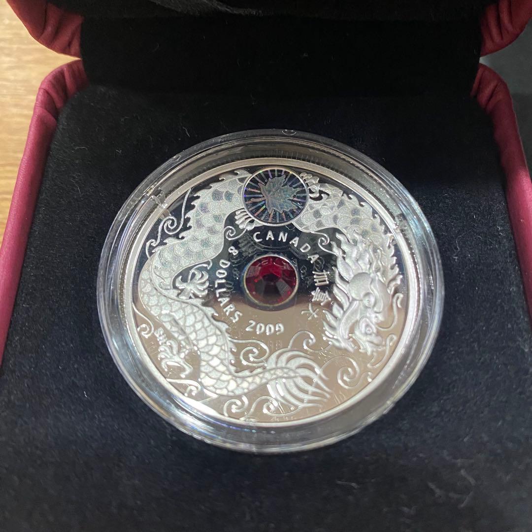カナダ 2009年 8ドル メープルウィズダム シルバーコイン - メルカリ