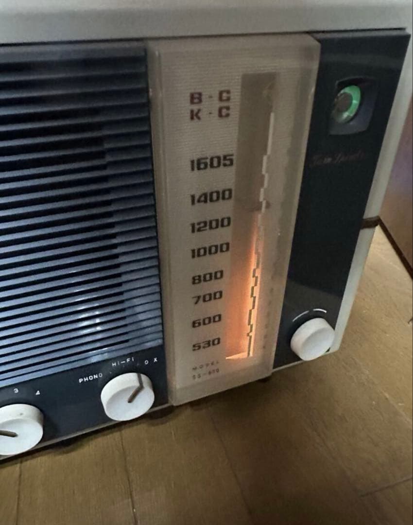 真空管ラジオ SANYO SS-650 昭和レトロ アンティーク 音流れました