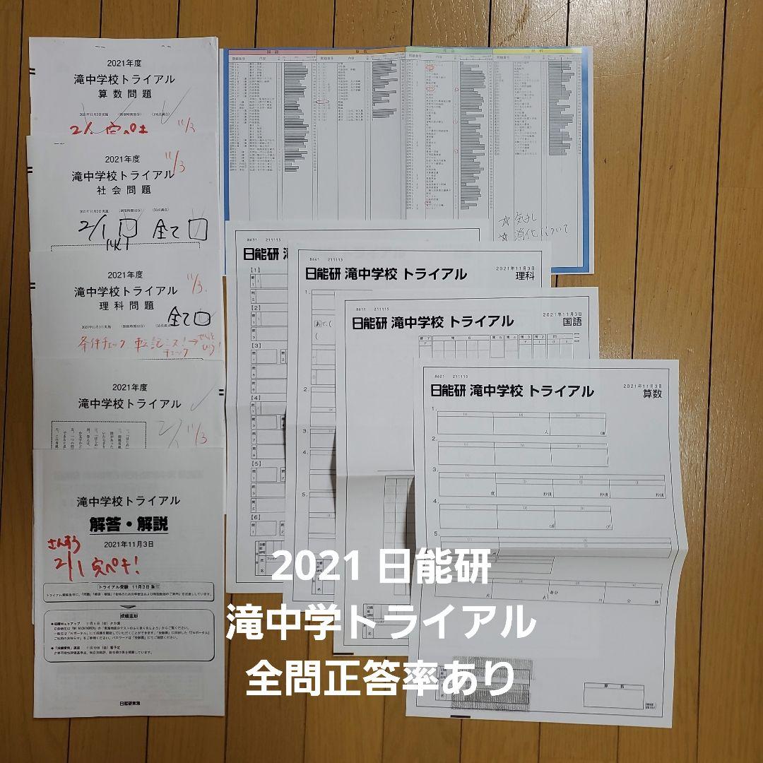 滝中学 滝 過去問 トライアル プレ 日能研 名進研 中学 受験 南山女子