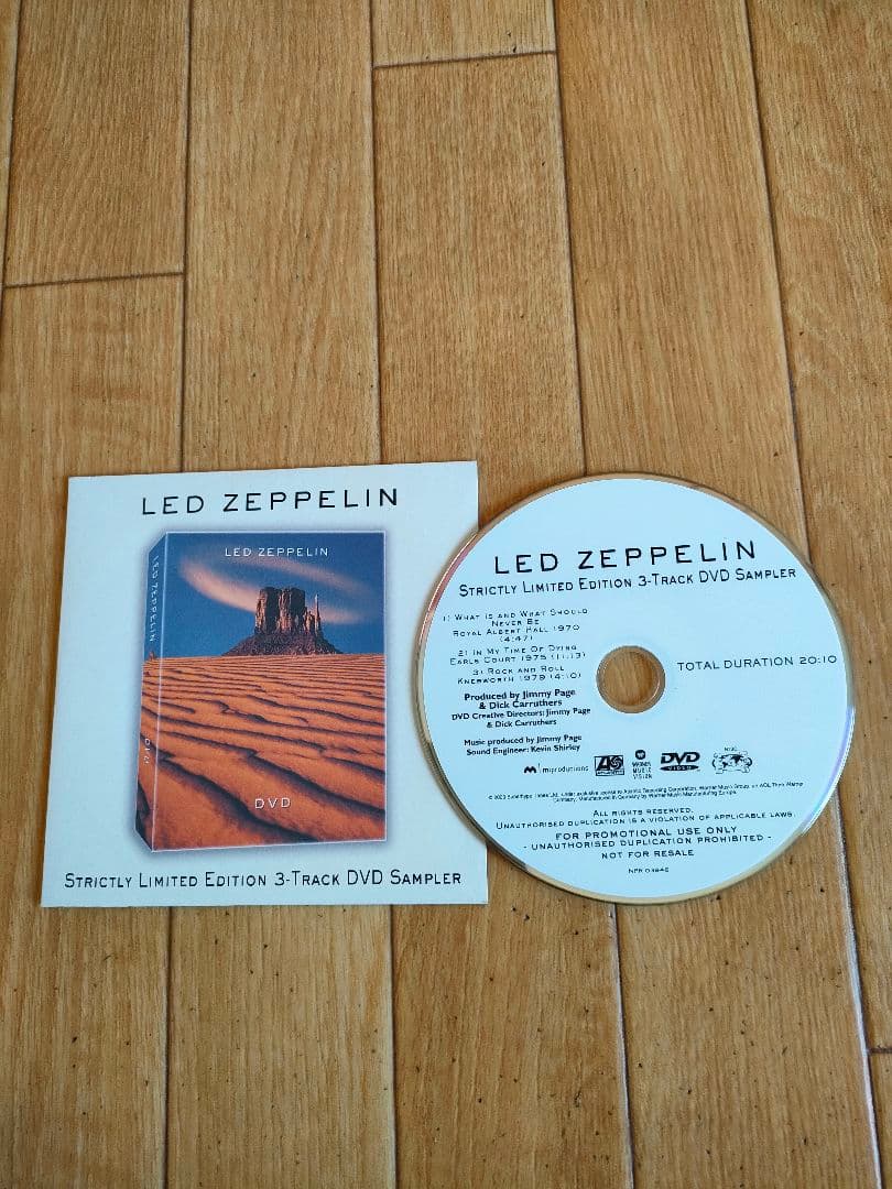 非売品 店頭演奏用 見本盤 レッド・ツェッペリン サンプラー DVD