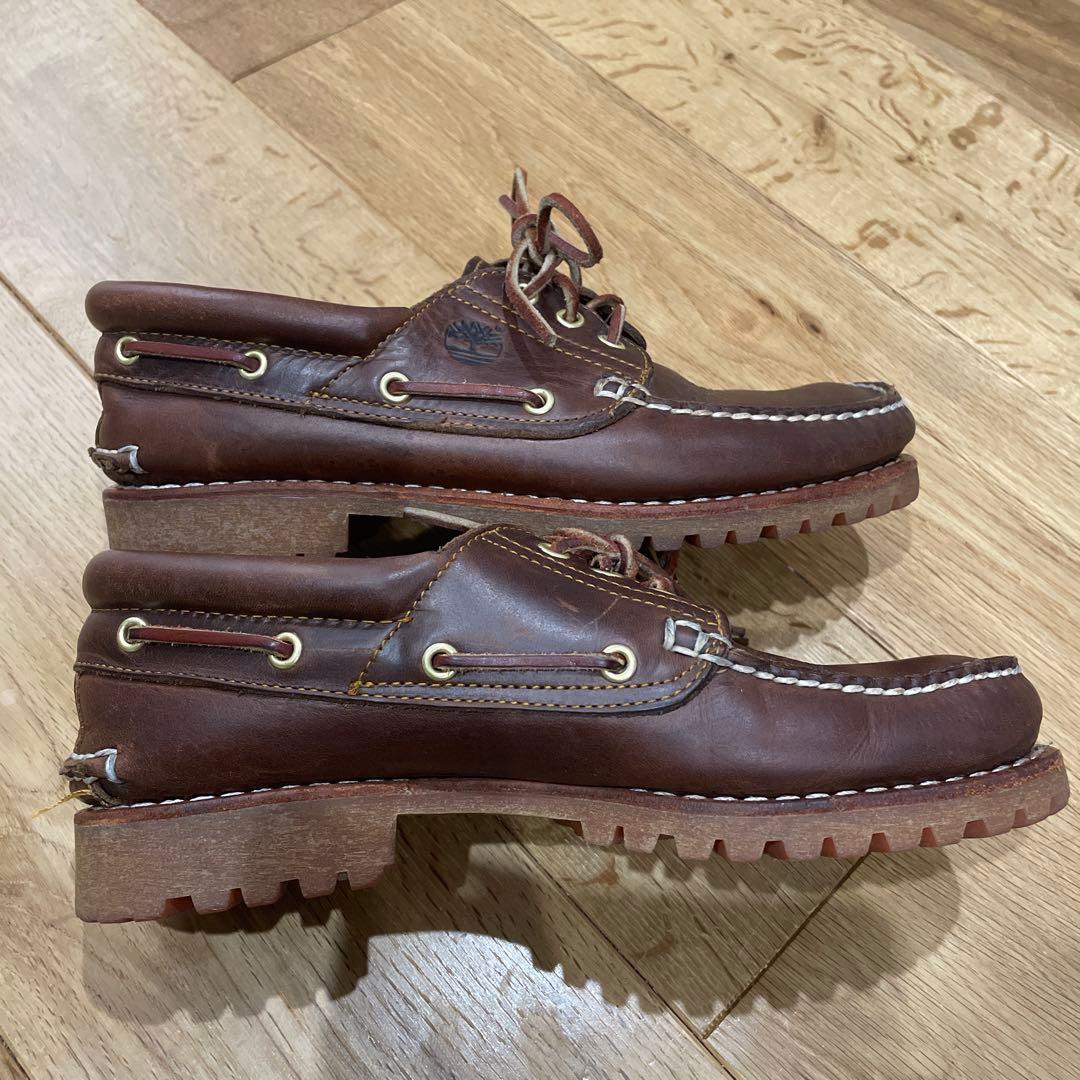 Timberland ティンバーランド 26㎝ 3EYE ブラウン - メルカリ