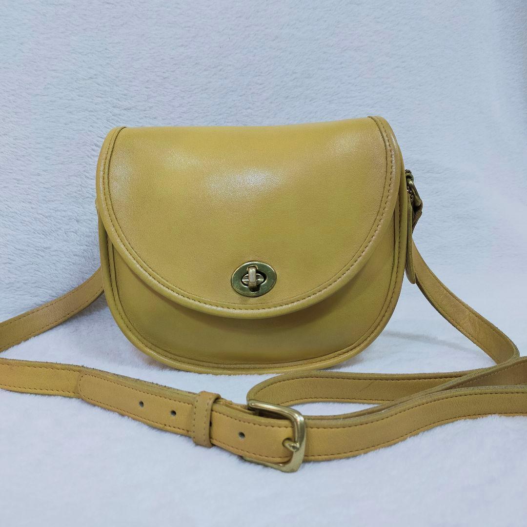 激レア美品！ヴィンテージ 1980s 公式JAL CA レザーショルダーバッグ