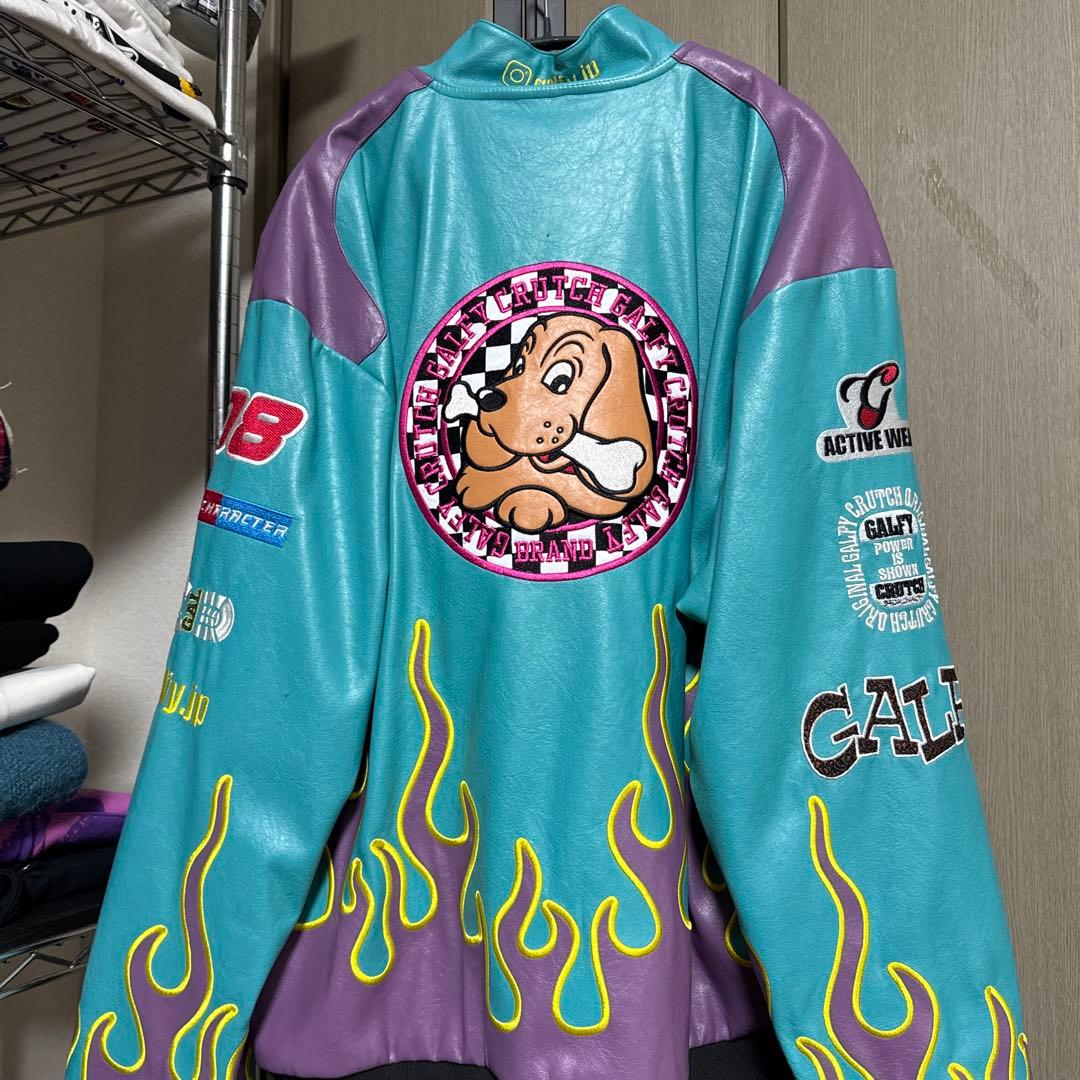 GALFY CRUTCH BRAND レザージャケット レーシングジャケット