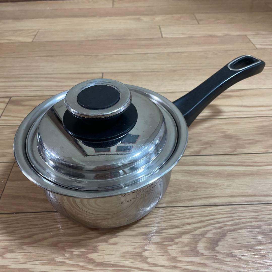 ☆タッパーウェア❗️②レインボークッカー.13cm片手鍋シルバー - メルカリ