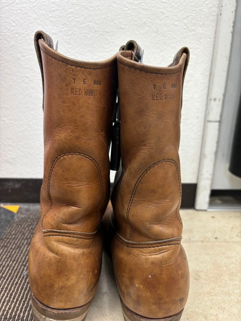RED WING ウエスタンブーツ 7 E ブラウン レザー 1155 羽タグ - メルカリ