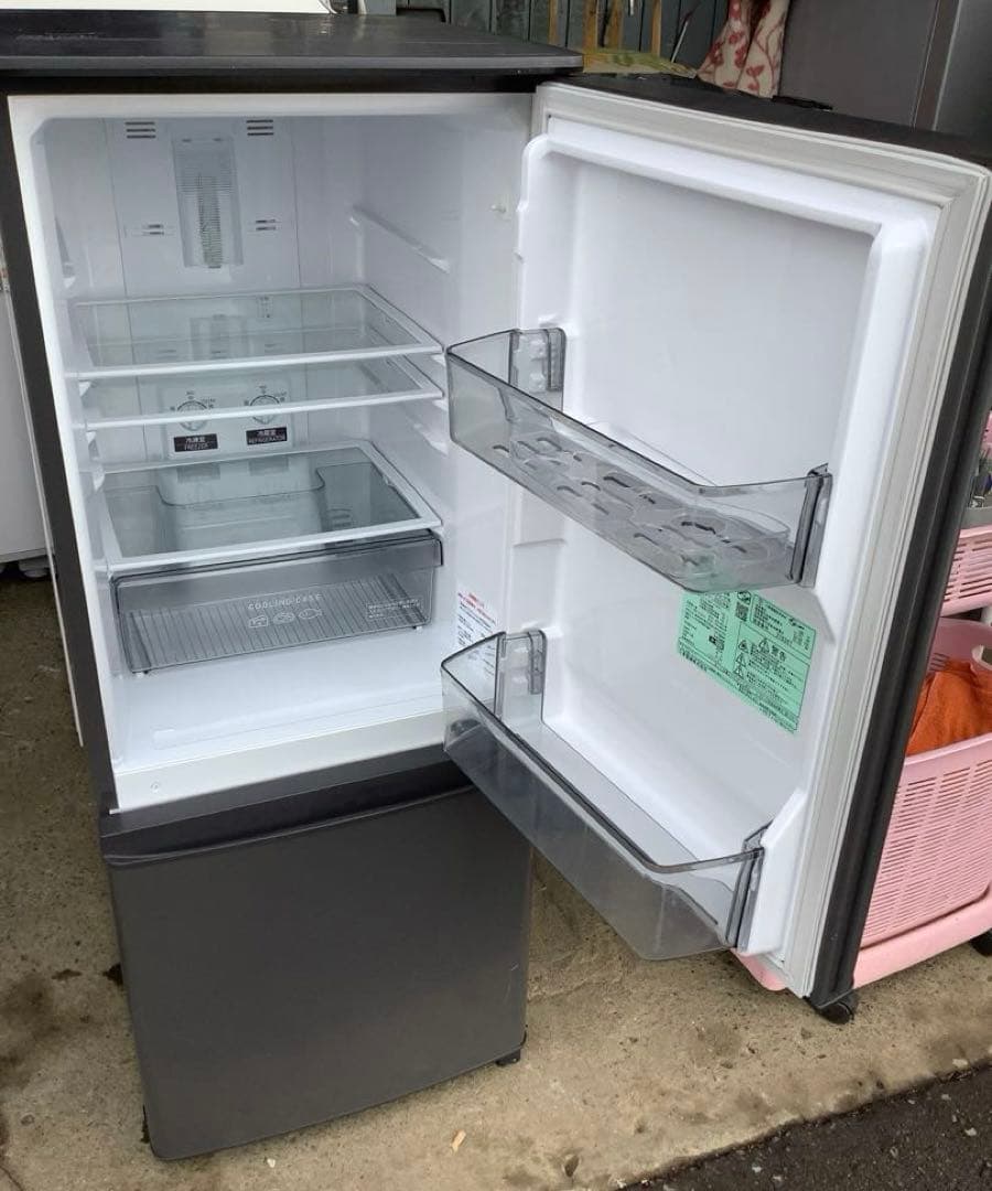 2022年製 三菱 2ドア冷凍冷蔵庫 MR-P15G-H 146L - メルカリ