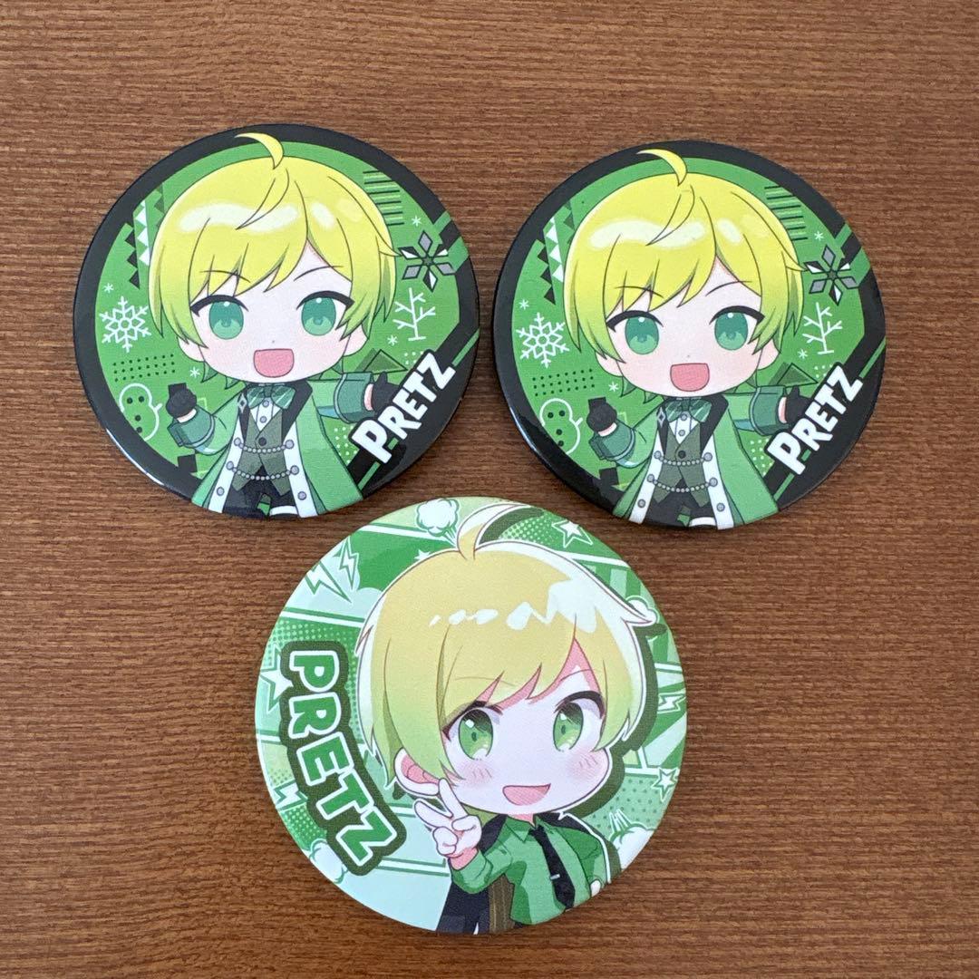 AMPTAK×COLORS ぷりっつ 缶バッジ 3点セット - メルカリ