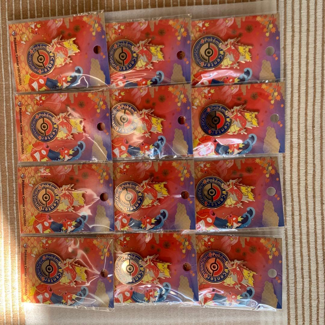 ポケモンセンターヒロシマ 広島 限定 ピンバッジ12個 限定販売】ポケモンセンターヒロシマ 広島 ロゴピンズ ポケモン 12個セット