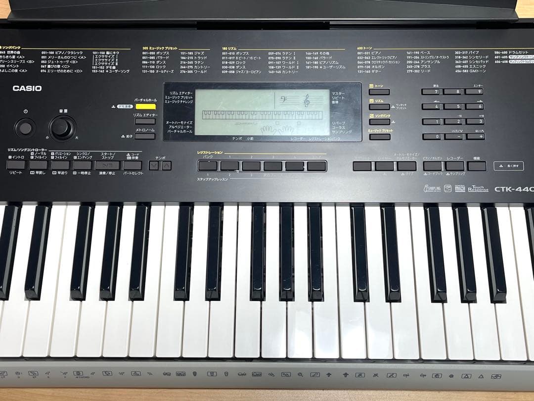 カシオ CASIO 電子キーボード CKT-4400 / ブラック - メルカリ