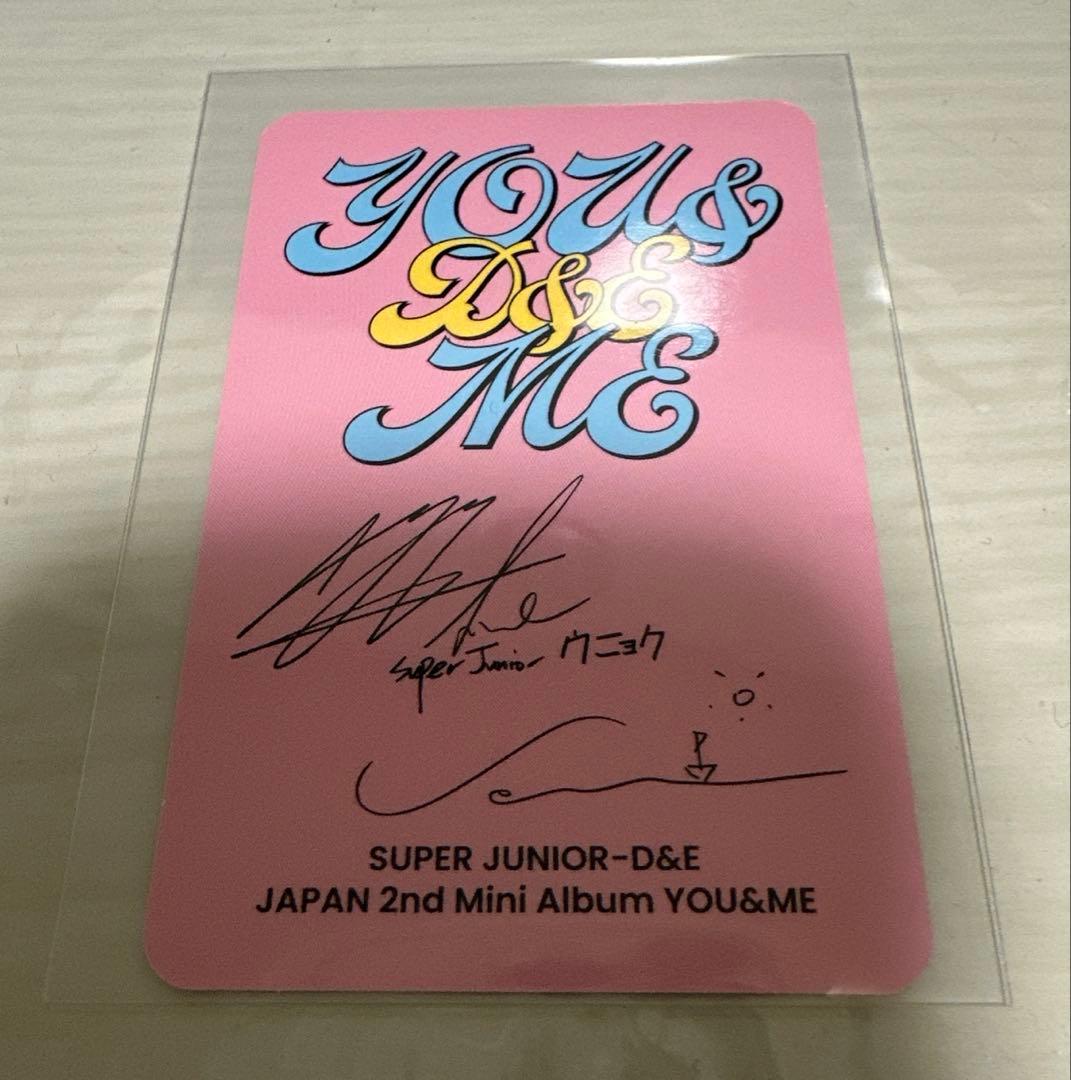 SUPER JUNIOR D&E you&me ドンヘ ウニョク トレカ - メルカリ