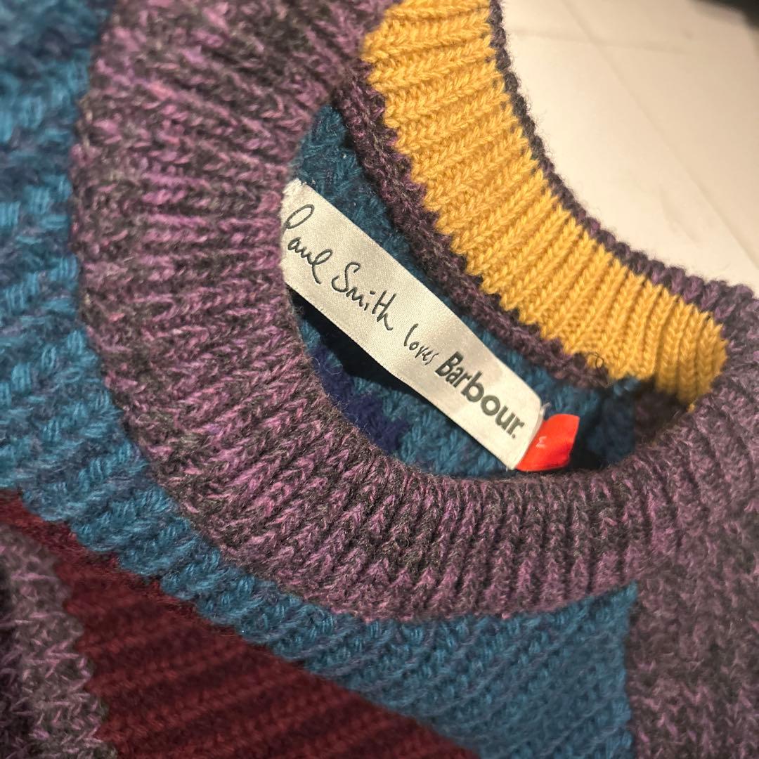 Paul Smith × Barbour ニットセーター マルチカラー - メルカリ