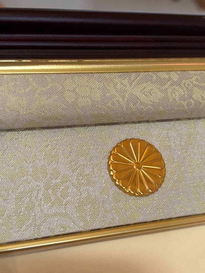 勲三等瑞宝章 勲記 額縁のみ 木製枠 勲章額 叙勲額 アンティーク雑貨