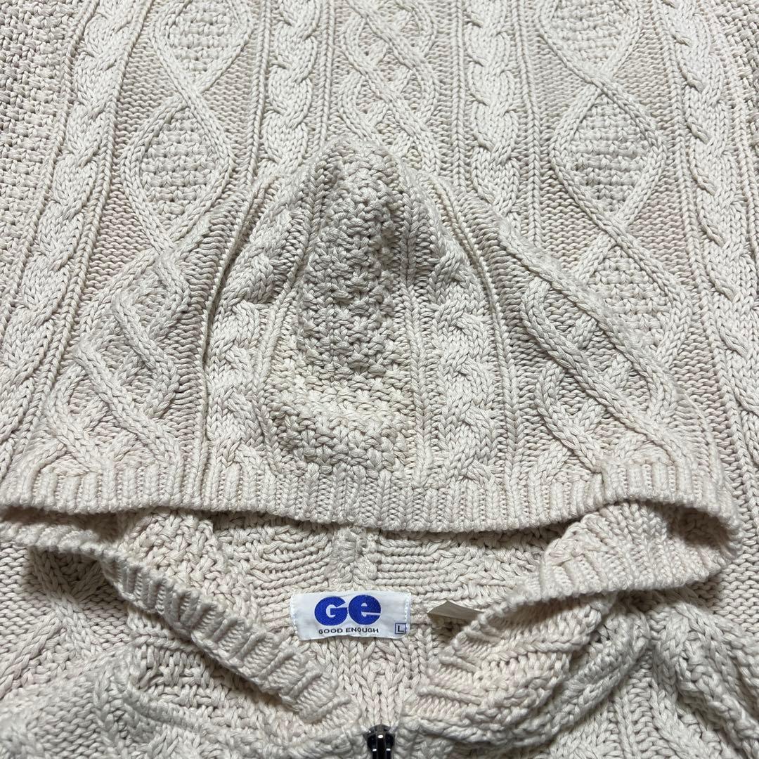 GOOD ENOUGH グッドイナフ 初期 フィッシャーマン ニット パーカー