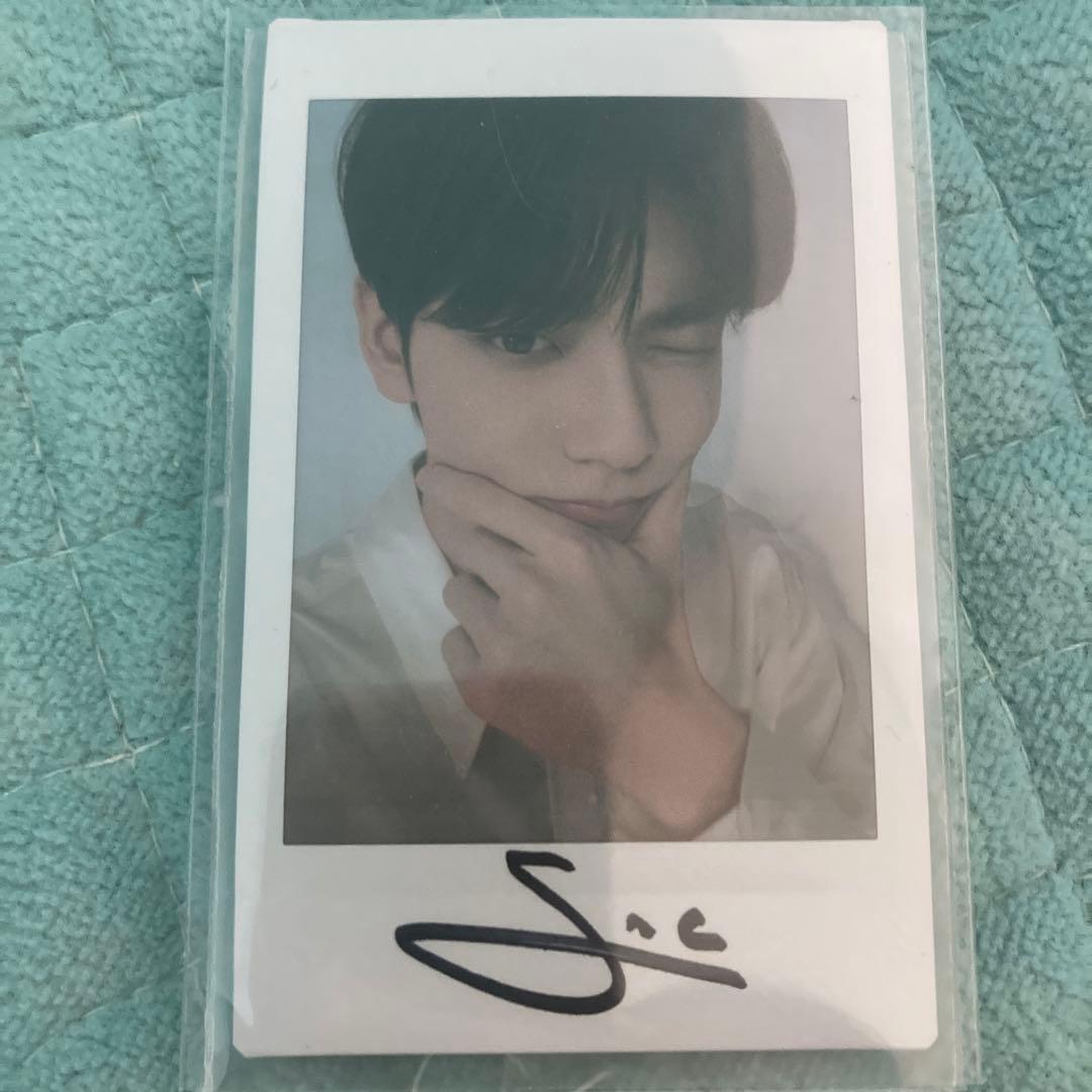 TXT スビン 直筆サイン入り インスタントフォト - メルカリ