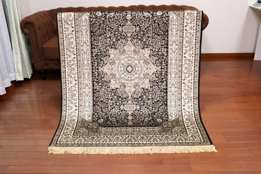 本日のセール！ペルシャ柄絨毯 120×160 新品未使用 カーペット 訳あり サヤンサヤン 高密度 120万ノット ラグ マット 約 3 畳 200×250 絨毯