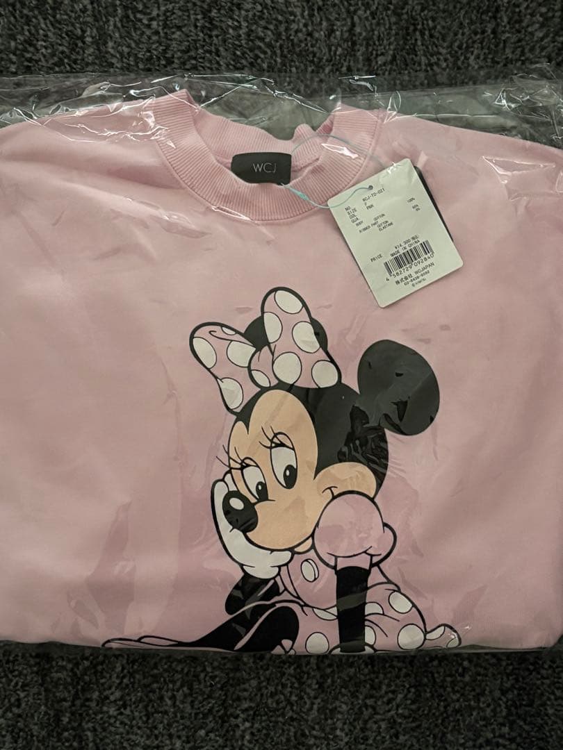 WCJミニースウェット ディズニー　ピンク WCJ スウェット Disney / SWEAT TOP ミニー ピンク wcj ミニーマウス