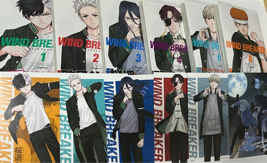 WIND BREAKER 初版 1巻～6巻 8巻 特典 - メルカリ
