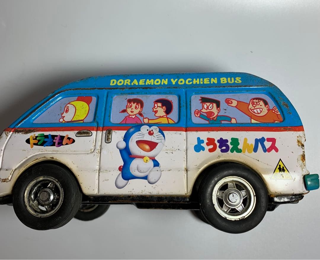 昭和レトロ ドラえもん ようちえんバス 幼稚園バス ブリキ - メルカリ