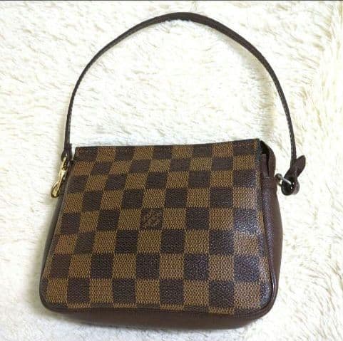 ルイヴィトン　ダミエ　トゥルースメイクアップアクセサリーポーチ 楽天市場】【バッグ】LOUIS VUITTON ルイ ヴィトン ダミエ トゥルース