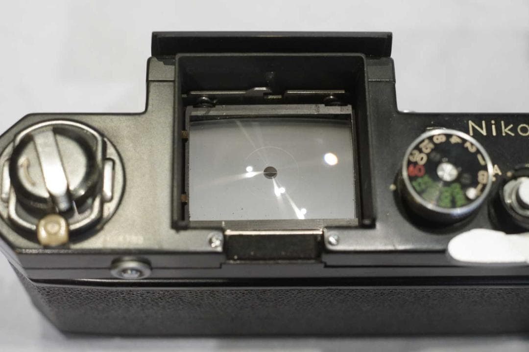 ニコンF黒 フォトミックFTN 露出計良好 アイレベルファインダーの