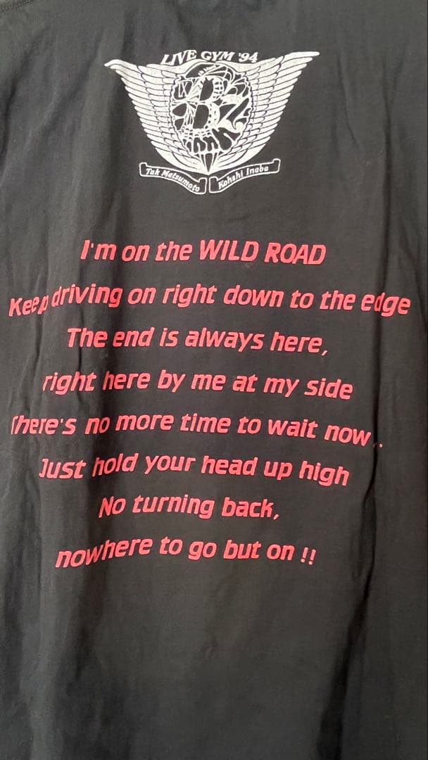 稀少品 B'z LIVEGYM 1994 THE 9th BLUES Tシャツ - メルカリ