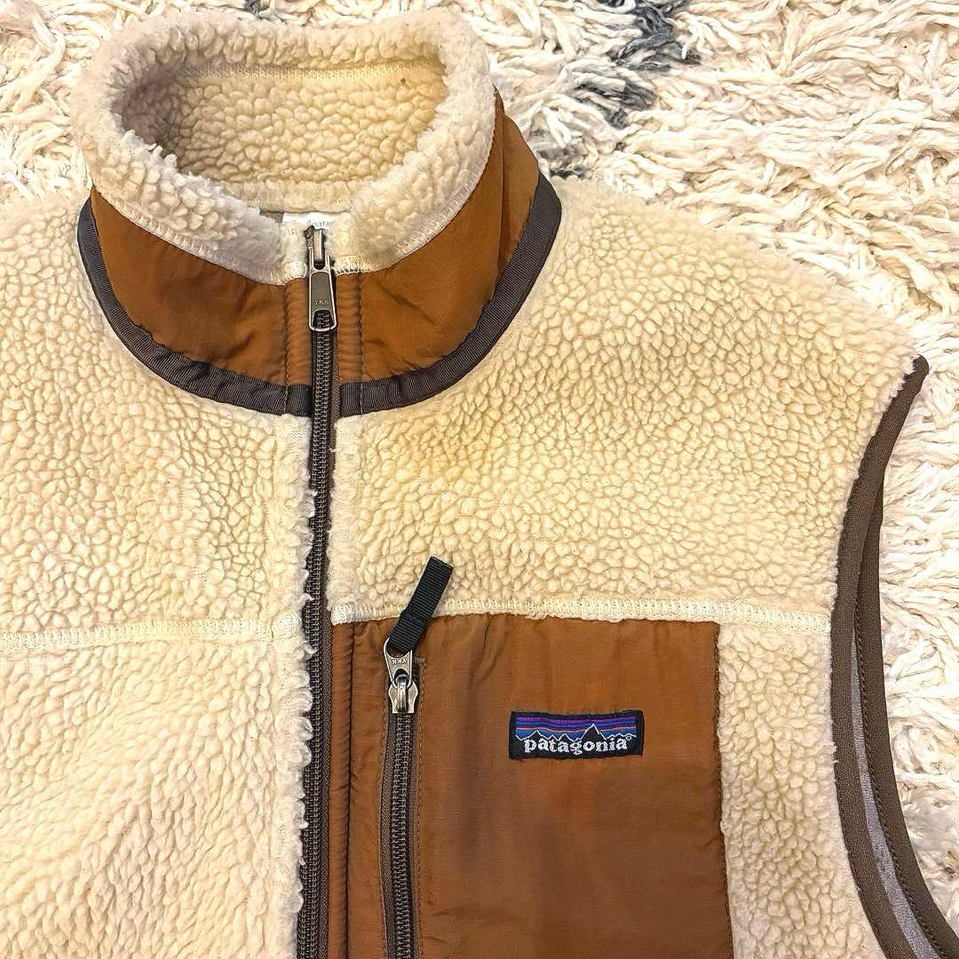 00s】希少カラー patagonia レトロX ベスト ベージュ ブラウン - メルカリ