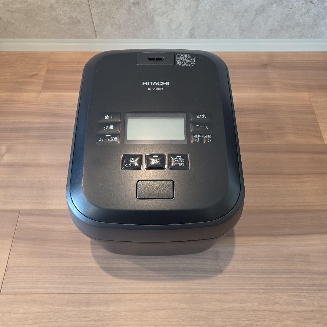 美品/利用少なめ HITACHI 圧力炊飯器 RZ-V100HM K 日立 ふっくら御膳 RZ-V100HM(K) [フロストブラック] 価格比較 - 価格.com