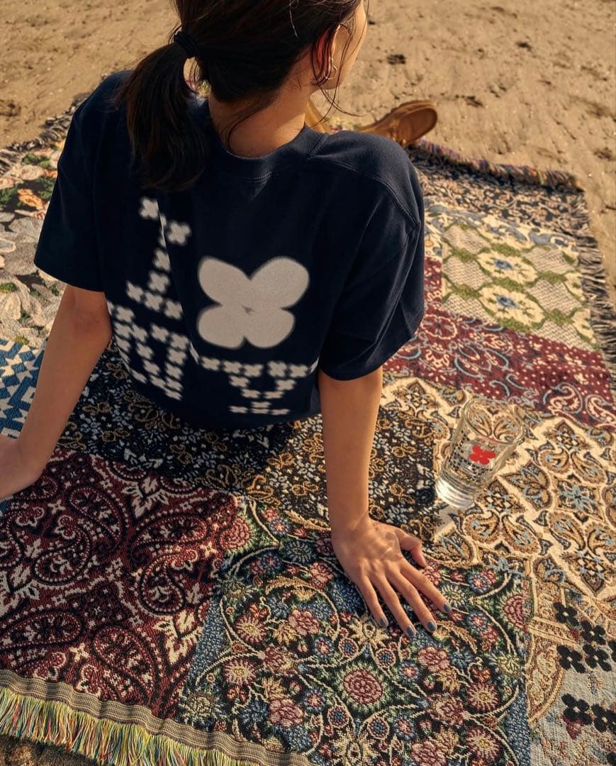 kaito fukui ラグ ブランケット NY リバーシブル - メルカリ