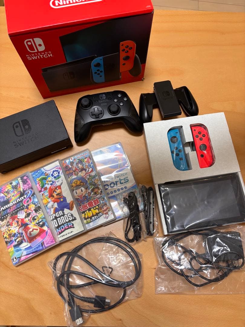 ど*ろ様 ✨Nintendo Switch 本体 + ゲーム4本セット✨ Amazon.co.jp: Nintendo Switch マリオレッド×ブルー セット : ゲーム