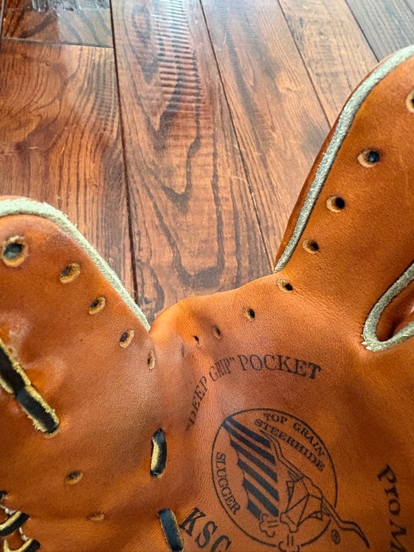 Slugger KSG-J7 トレーニング用 グローブ《江頭重利さん型付け品》