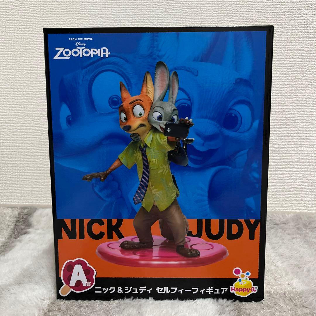 本日発送】ズートピア 一番くじ HappyくじA賞 ニック＆ジュディ - メルカリ