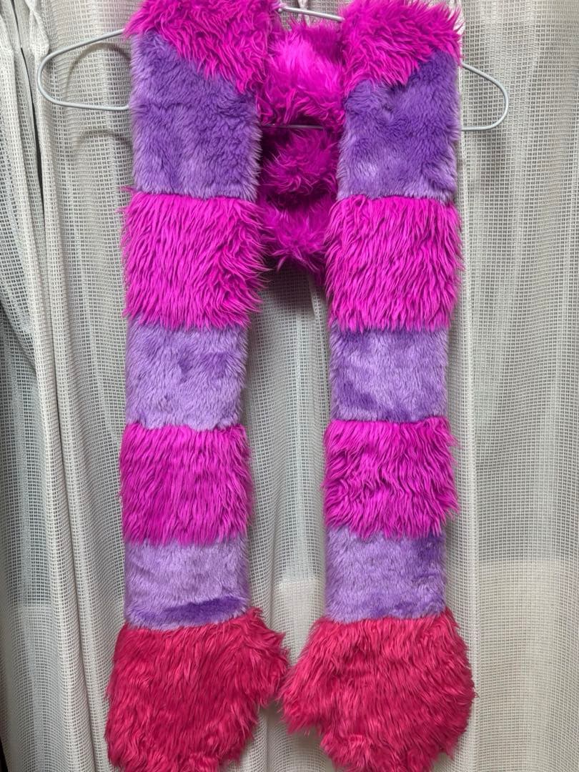 美品】チェシャ猫マフラーキャップ - メルカリ