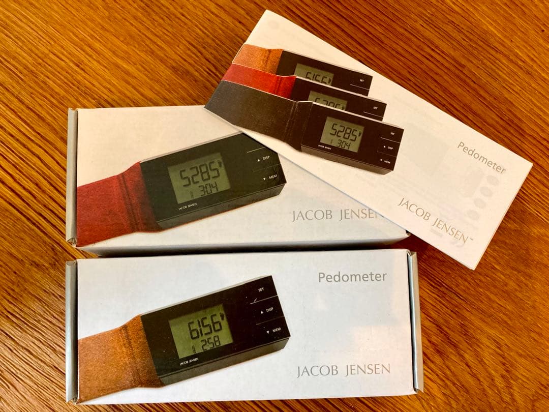 レア ヤコブイェンセン 歩数計 万歩計 2つセット デンマーク 北欧