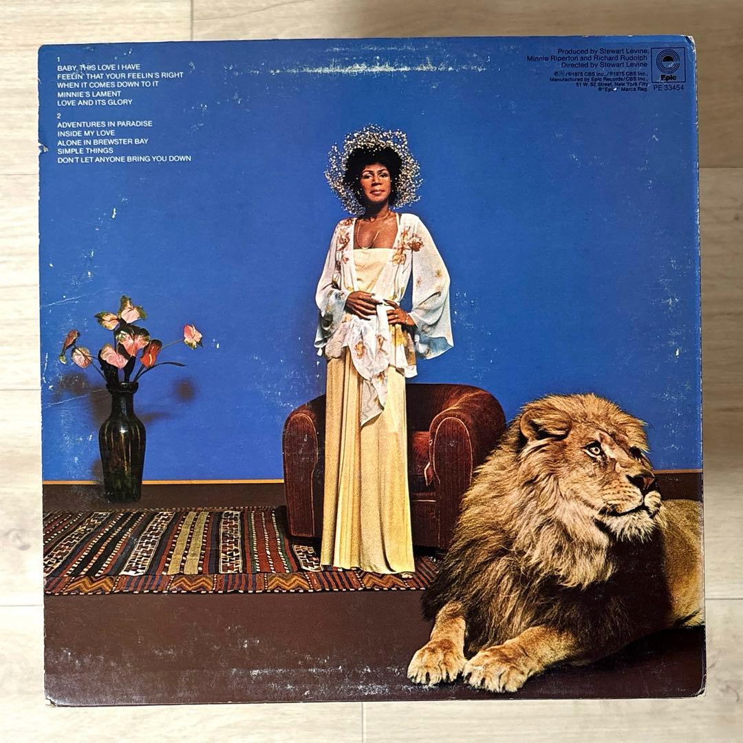 レアグルーヴ】MINNIE RIPERTON/ADVENTURES IN - メルカリ