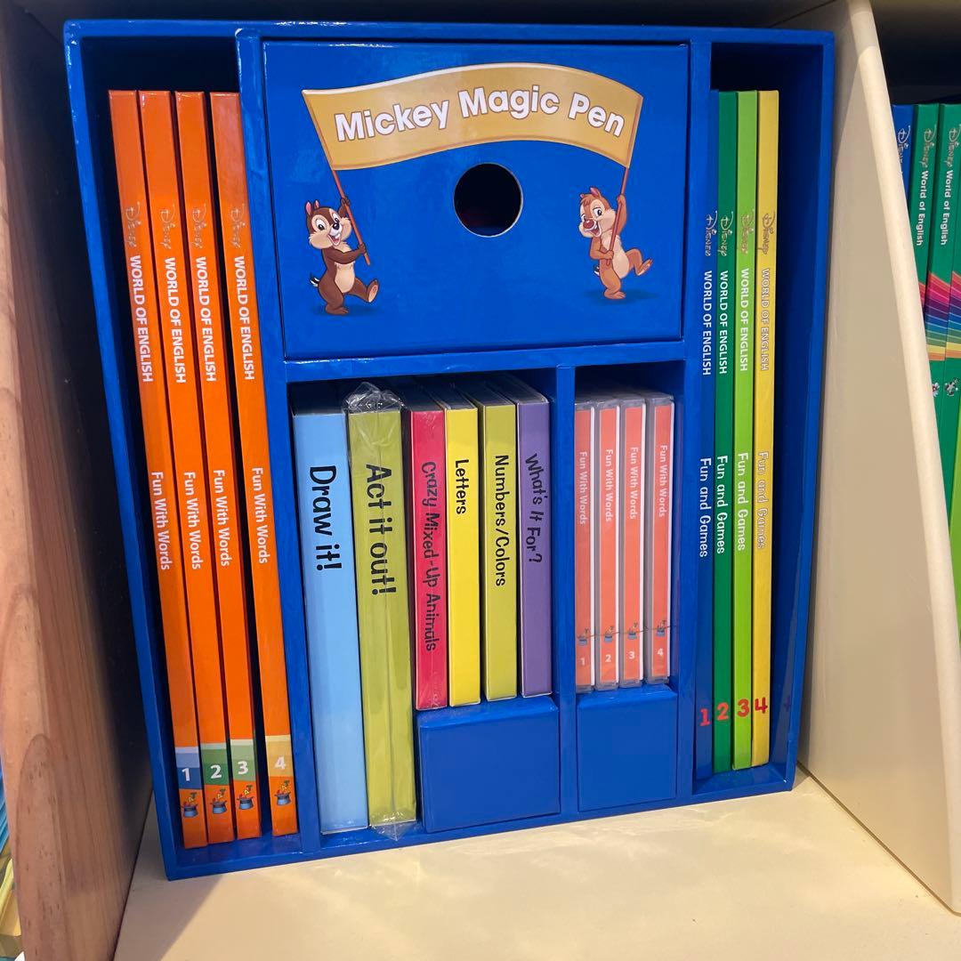 フルセット未開封有】値下げ☆DWE⭐︎ディズニー英語システム ワールド