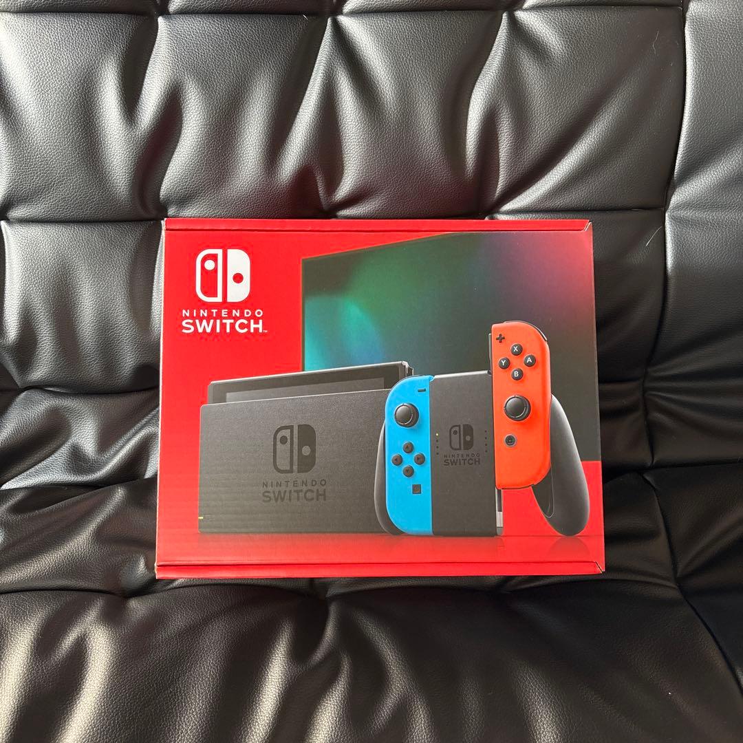 Nintendo Switch ネオンブルー・ネオンレッド 本体 Nintendo Switch 本体【Joy-Con(L) ネオンブルー/(R) ネオンレッド