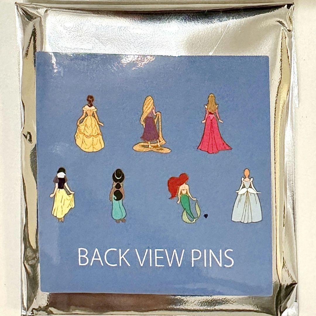 ディズニープリンセス バックビューピンズ（ピンバッジ）3個セット