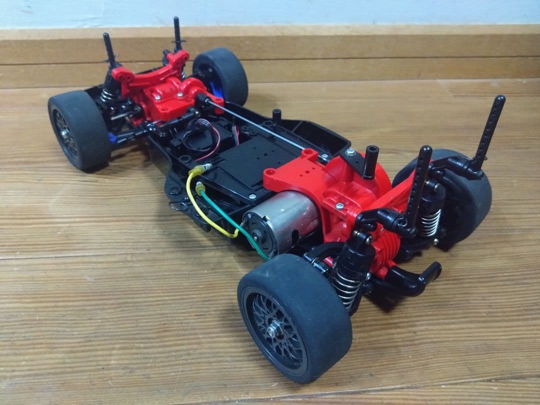 タミヤ カルソニック スカイライン GT-R ボディ TA02 シャーシ セット