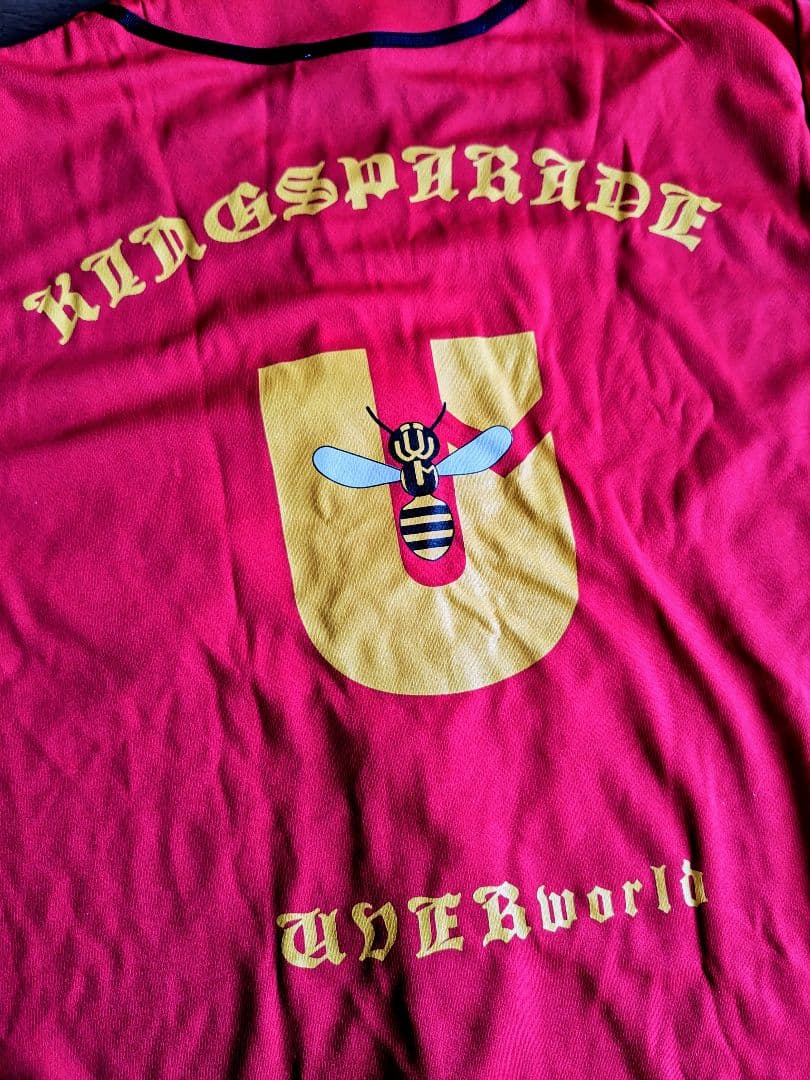 UVERworld 男祭り ベースボールシャツ Mサイズ 赤 - メルカリ