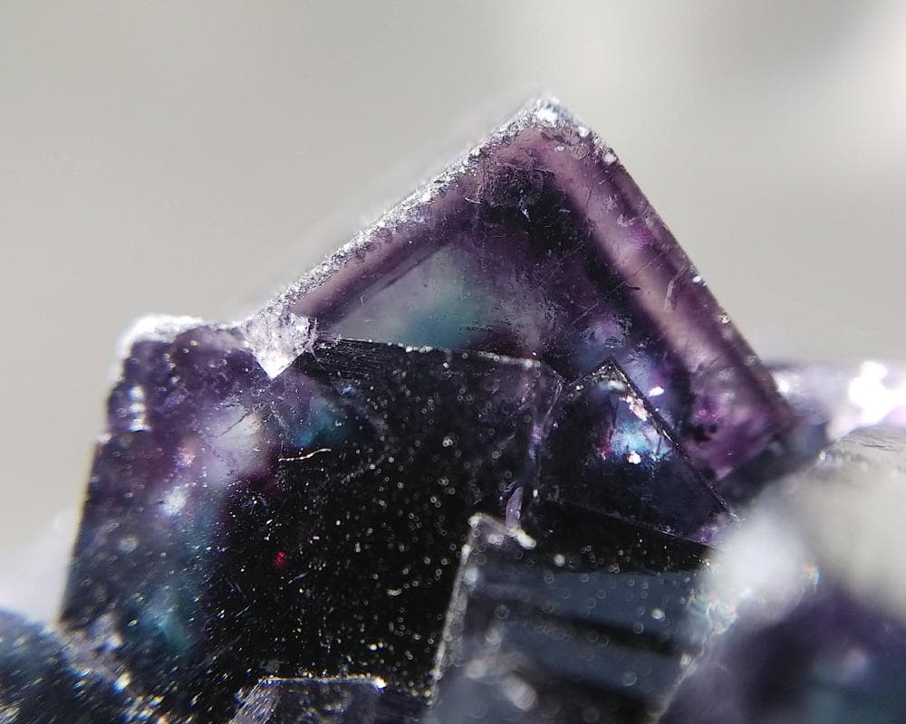 347 オコルス鉱山産 パープル ブルー フローライト - メルカリ