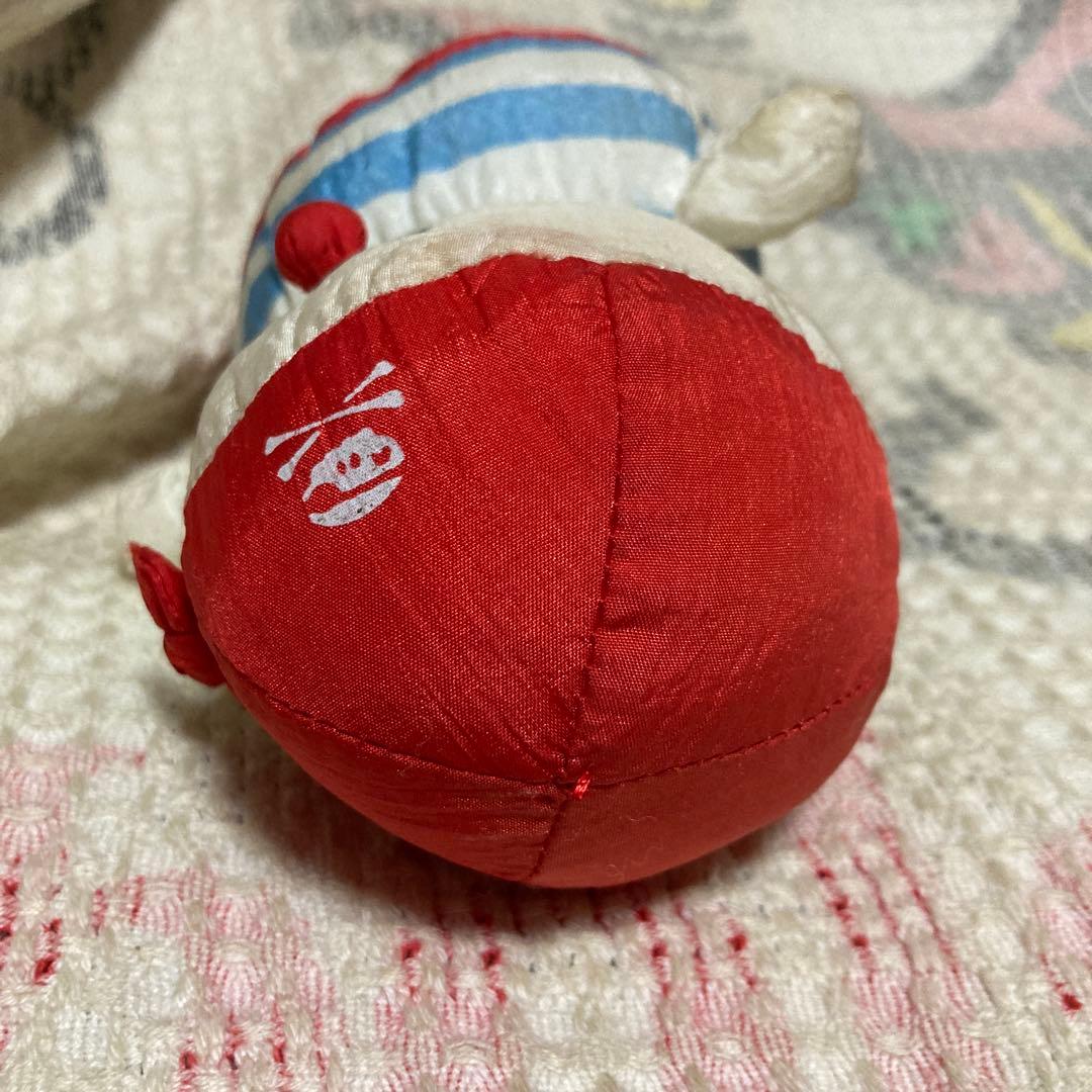 昭和レトロ セキグチ フラッフィーバルーン 海賊 ぬいぐるみ 中古品