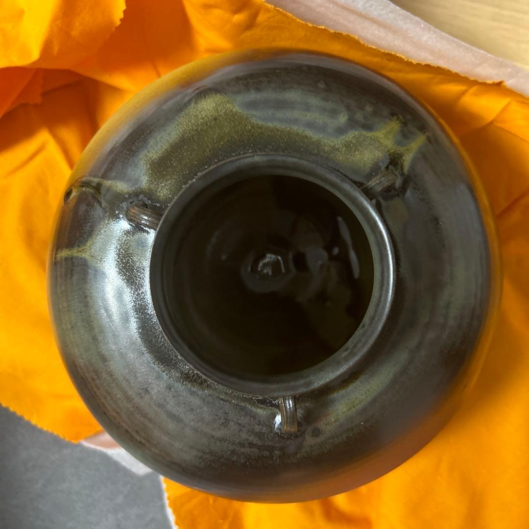 加藤寿逸 道泉窯 壺 陶芸 陶器 木箱 桐箱 日本工芸 日本美術 将軍