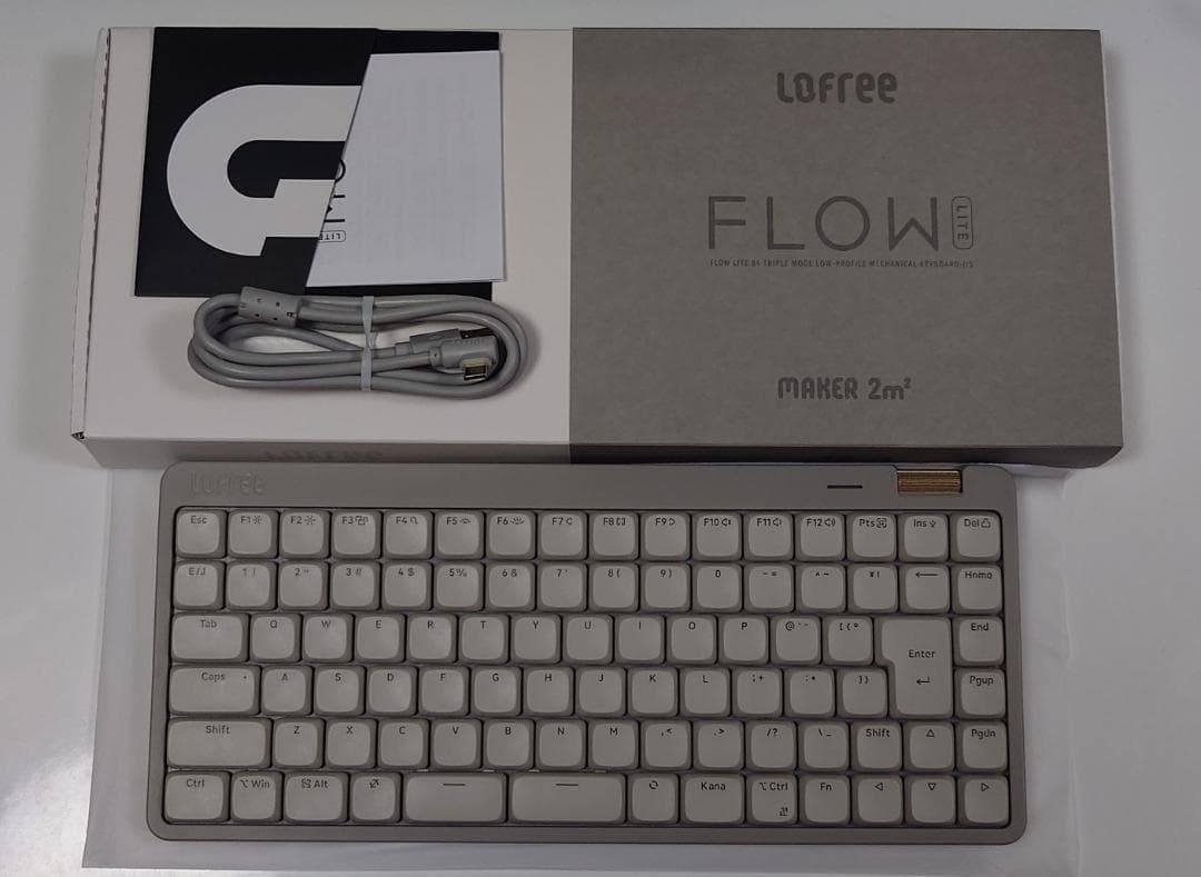 究極ロープロカスタム】LOFREE FLOW LITE JIS・グレー - メルカリ