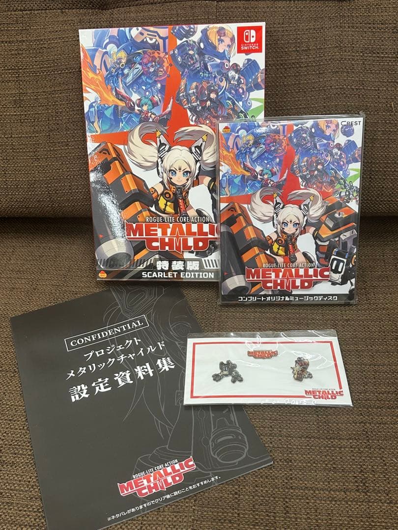 ⑧LLICCHILD SCARLET EDITIONセット　ゲームソフト Amazon.co.jp: METALLIC CHILD（メタリックチャイルド） 特装版