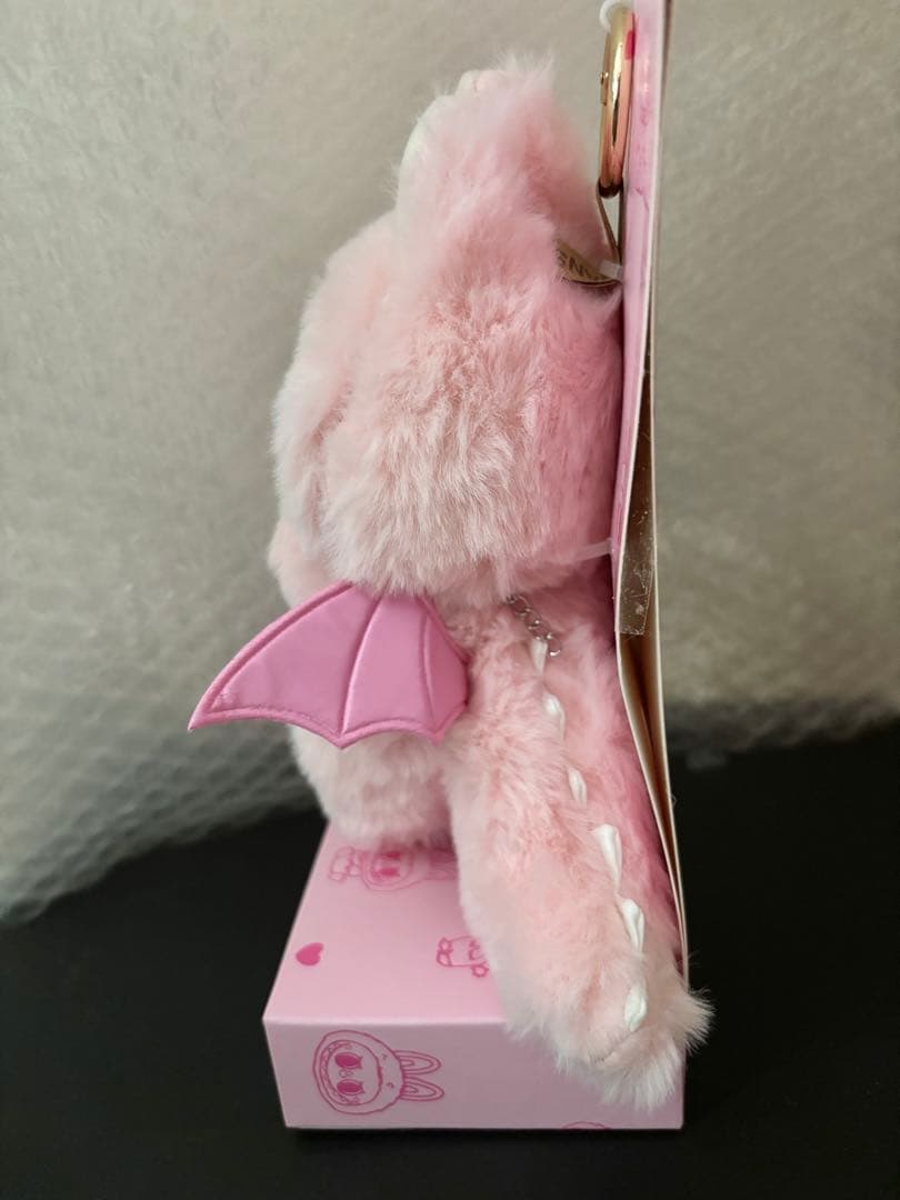 海外限定 特注品 ZIMOMO LABUBU キーホルダー ピンクデビル ジモモ